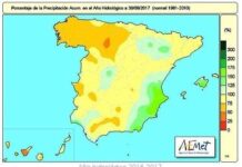 El año hidrológico 2016-2017 ha sido muy seco