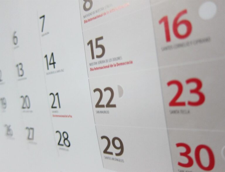 El calendario laboral 2018 recoge 12 días festivos, 10 comunes en toda España