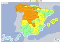 La borrasca ‘Ana’ dejará intensas lluvias y vientos de hasta 120 km/h este domingo
