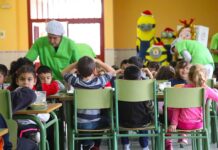 Unos 4.600 niños de 19 municipios podrán acudir a los comedores escolares durante la Navidad