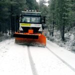 Fin de semana con nevadas importantes de hasta 8 centímetros en la serranía conquense, donde ya se ha activado la alerta amarilla