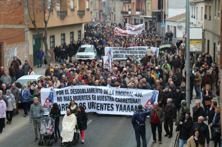 Exigen el arreglo de la N-430 para que “no provoque más muertes”: 50 en diez años