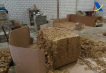 La Agencia Tributaria de Castilla-La Mancha descubre más de 1.400 kilos de tabaco de contrabando en Valdemoro