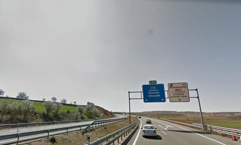 Accidente múltiple en la A3 en el término municipal de La Almarcha