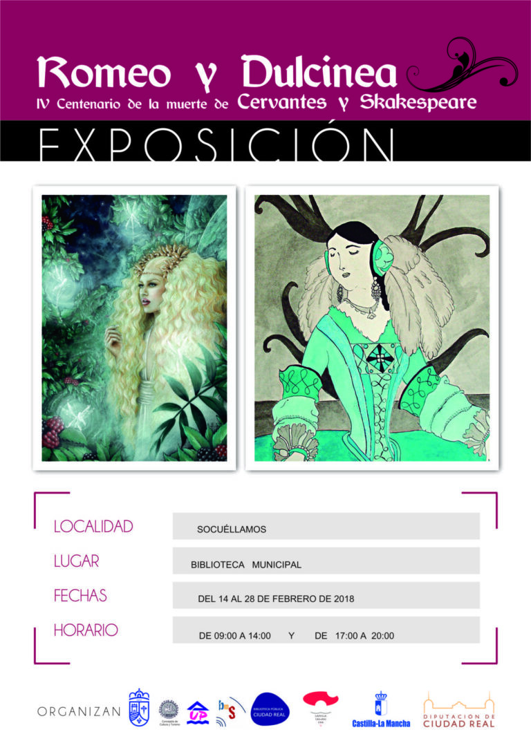 Socuéllamos inaugura en la Biblioteca la Exposición ‘Romeo y Dulcinea’ hasta el 28 de febrero
