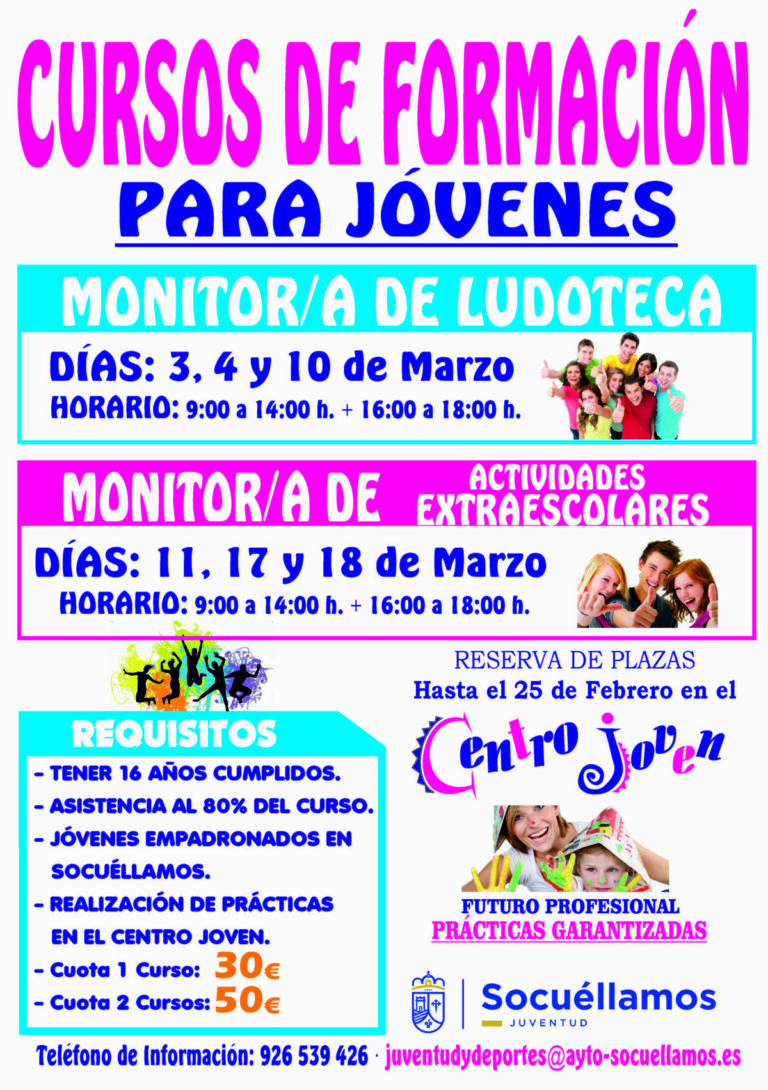Socuéllamos organiza un curso de monitor de Ludoteca