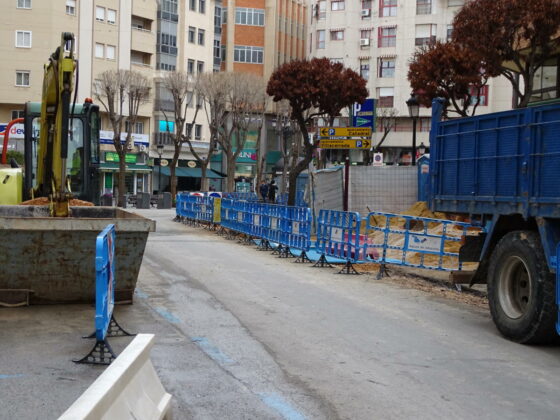 Paralizadas las obras en una céntrica calle de Albacete tras encontrar una cueva