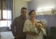 Aarón, nacido en Hellín, primer niño del año 2018 en Castilla-La Mancha