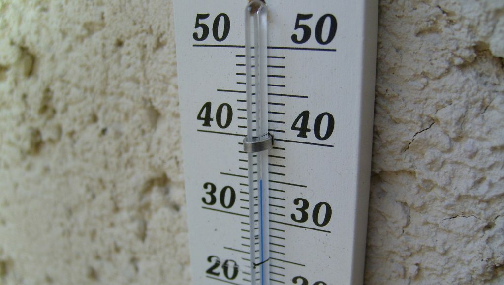 -termometro en verano