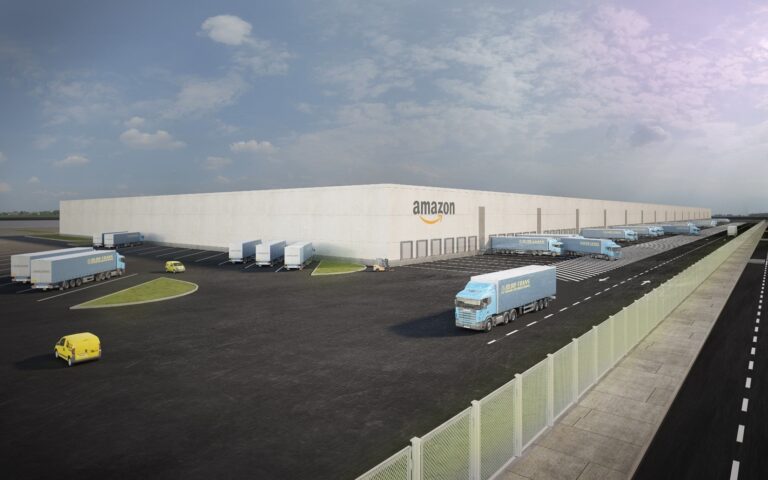 El centro logístico de Amazon en Illescas tendrá una superficie útil de 100.000 m2