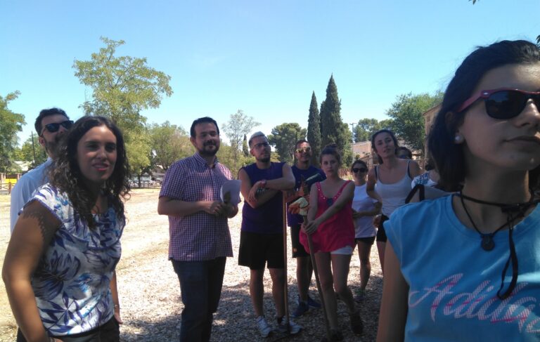Un total de 20 jóvenes voluntarios de la Asociación Anímate recuperan el entorno del Circo Romano de Toledo