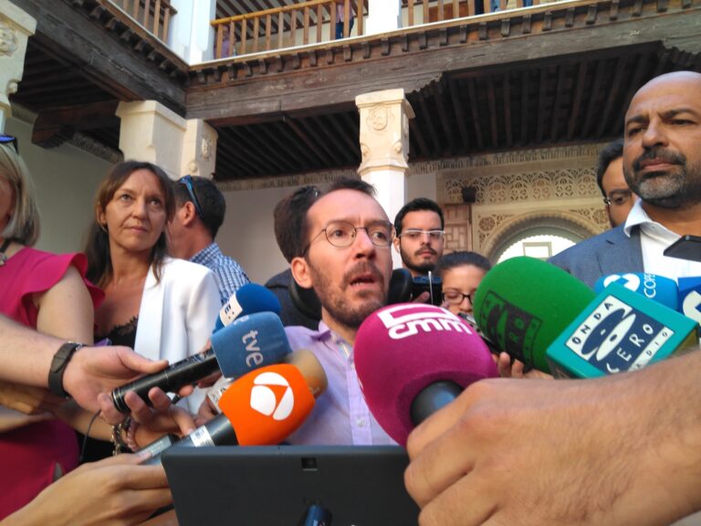 Echenique espera que el Gobierno de PSOE y Podemos en C-LM sea “extrapolable” a España “en un futuro próximo”