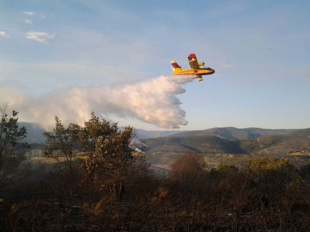 avión anti incendios