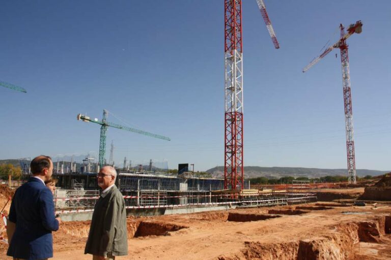Las obras del Hospital de Cuenca avanzan según el cronograma previsto por el Gobierno de Castilla-La Mancha