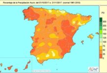 La lluvias acumuladas desde el 1 de octubre no llegan ni al 40 por ciento de lo normal