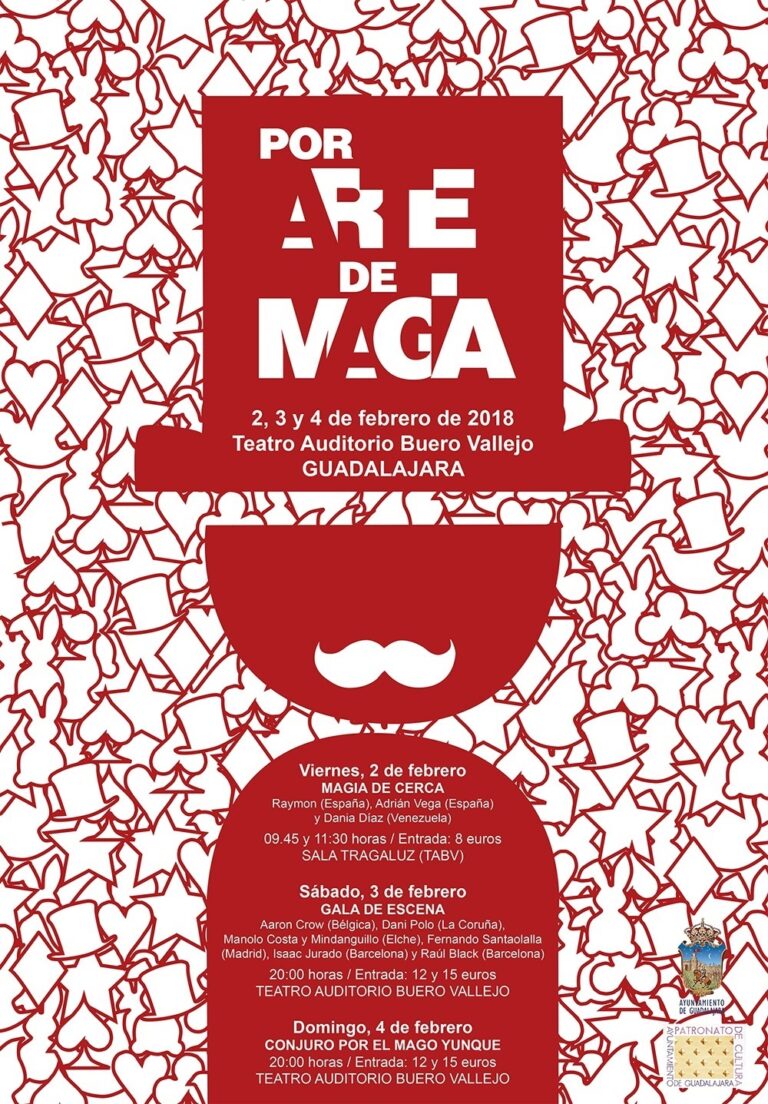 El Buero Vallejo de Guadalajara acogerá la XI edición de ‘Por arte de magia’