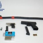 Detenido en Cuenca por amenazar a su expareja con una pistola preparada para usar munición real