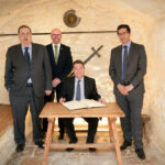 García-Page conoce de manos de Jiménez la historia y tradición cervantina de Argamasilla de Alba