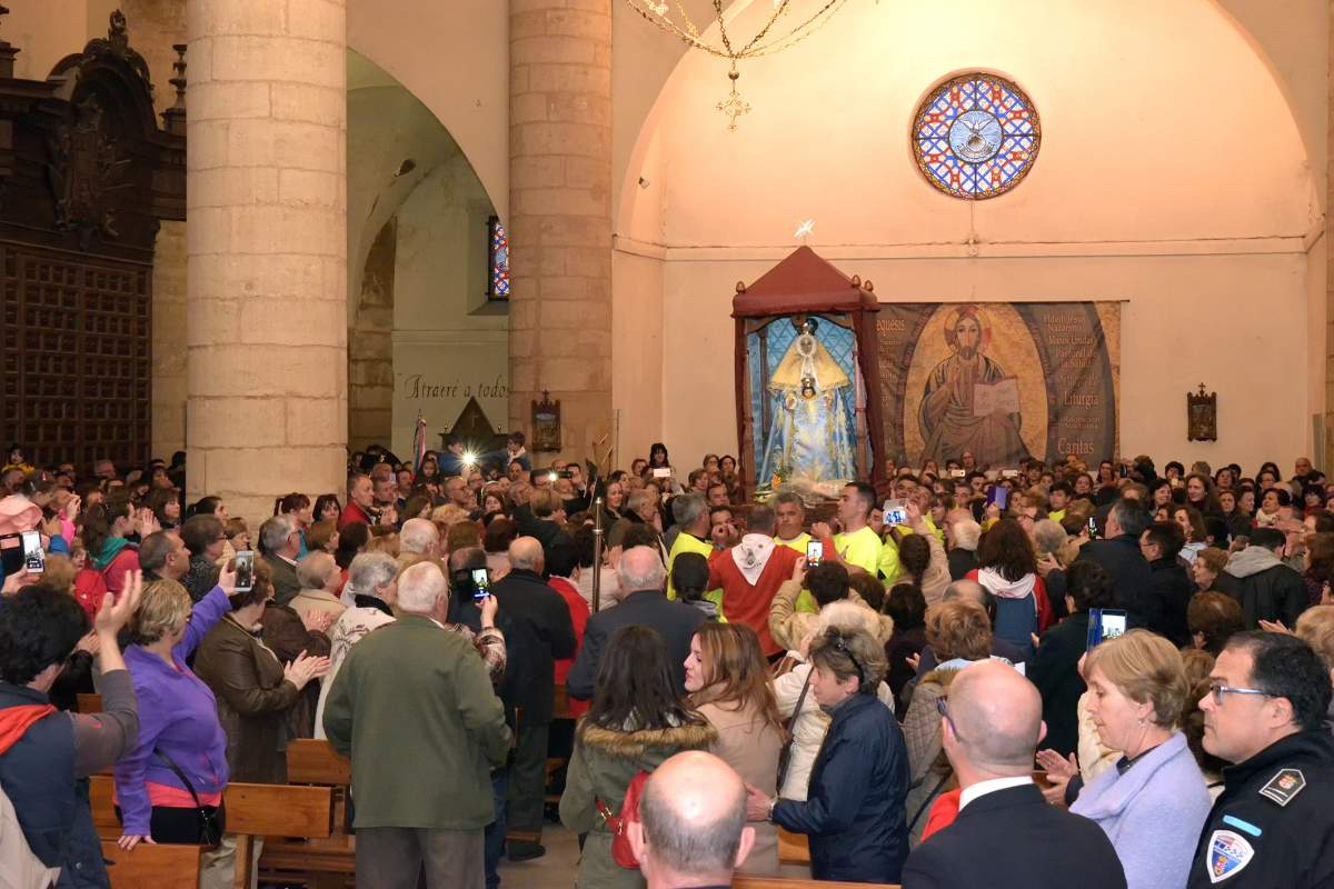 La Virgen de Peñarroya ya está en Argamasilla de Alba