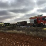 Muere una mujer en el choque frontal con un camión en Minglanilla