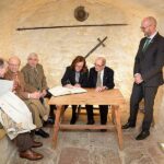 La Asociación de Cervantistas homenajeó a sus socios fundadores en Argamasilla de Alba