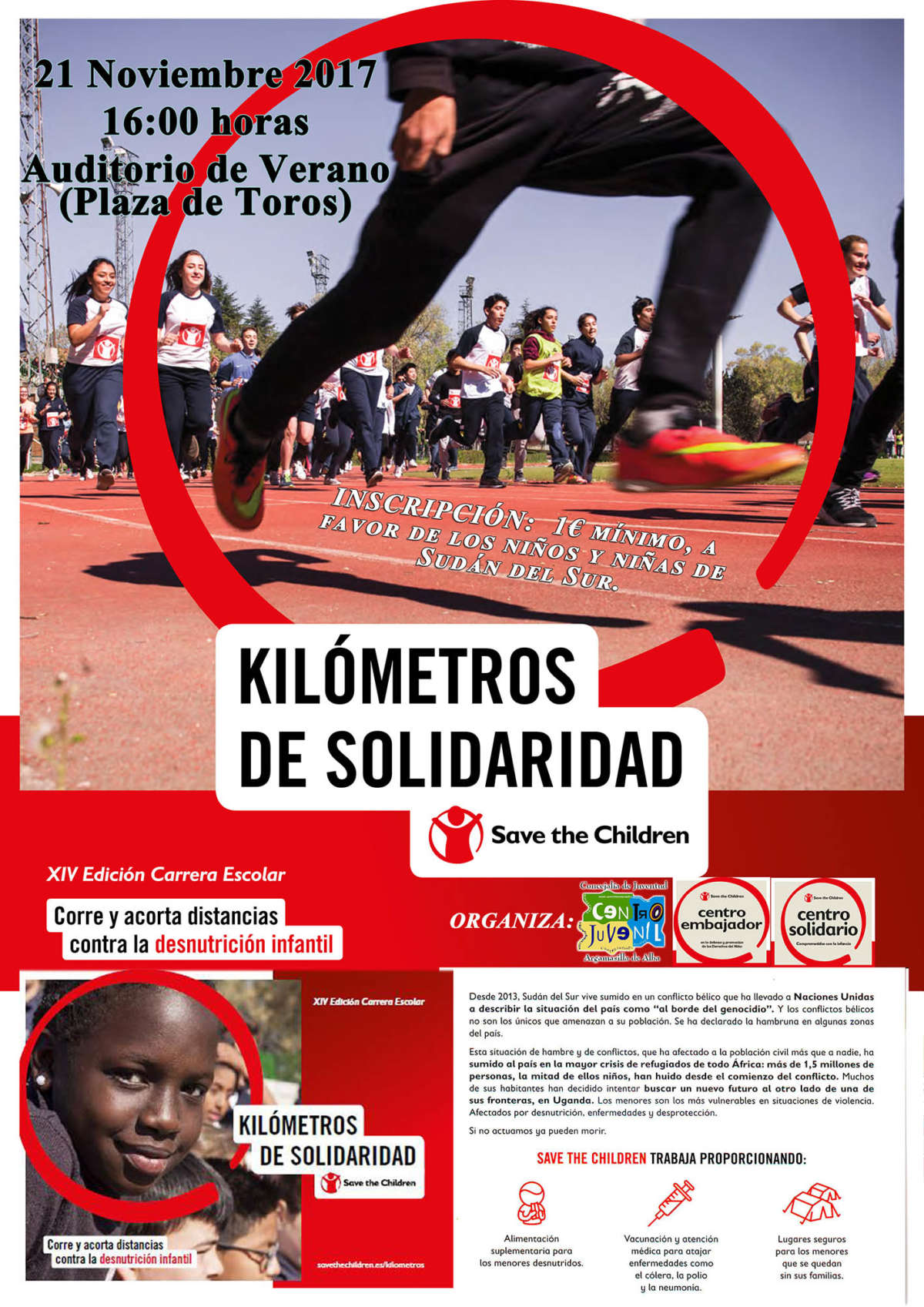 XIV Carrera Kilómetros de Solidaridad contra la desnutrición infantil
