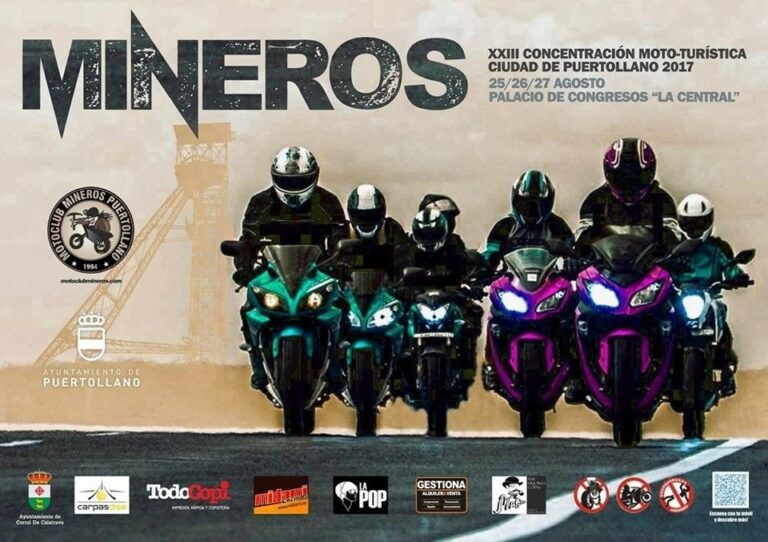 Fiestas moteras y conciertos en la Concentración Mototurística Ciudad de Puertollano