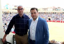 Manuel Serrano destaca la “huella imborrable” que ha dejado la Plaza de Toros albaceteña en las páginas de la historia de Albacete y de la tauromaquia durante su asistencia a la Corrida de Toros del Centenario