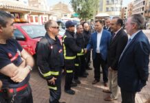 Manuel Serrano destaca la gran labor que realizan los más de 250 profesionales del dispositivo de seguridad para que tengamos una Feria segura