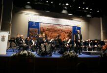 Federico Pozuelo asiste al concierto de la Banda Sinfónica Municipal dentro del Festival Nacional de Bandas de Música
