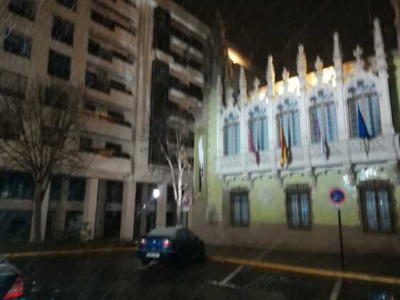 La nieve complica a primera hora la circulación en la A-31, en Albacete
