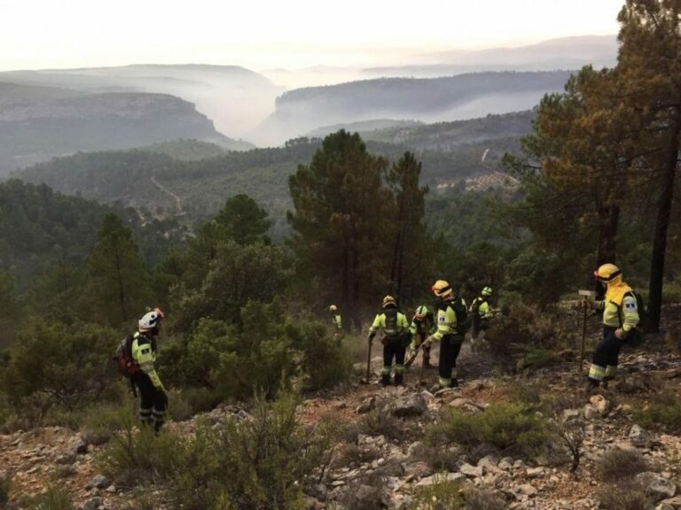 Extinguido el fuego de Fuencaliente (Ciudad Real)