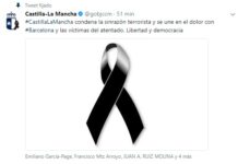 Gobierno C-LM suspende su agenda de este viernes en solidaridad con las víctimas del atentado de Barcelona