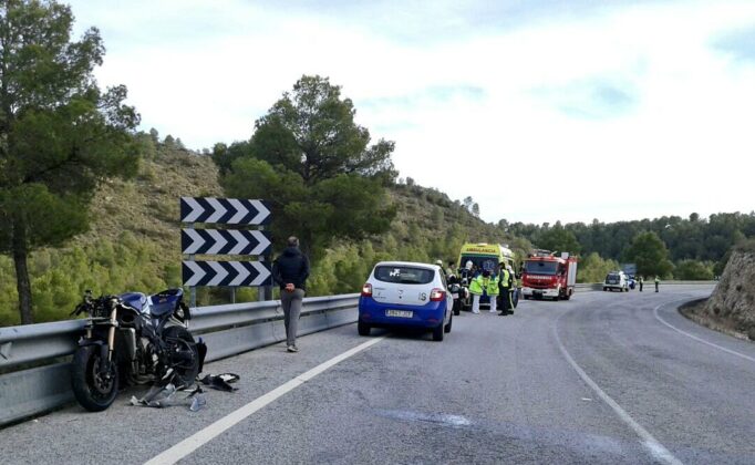 Nuevo accidente de moto en Albacete: cuidado este fin de semana, habrá lluvia