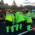 Fallece una persona en la N-420 en Villar de Olalla tras el choque frontal de dos vehículos