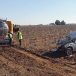 Grave accidente en la carretera que une Tomelloso con Socuéllamos