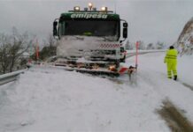 Cuenca se lleva la peor parte de la nevada pero Guadalajara y Albacete están también en alerta