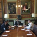 Caballero ha recibido a la presidenta de la Comunidad de Usuarios Masa Mancha Occidental II