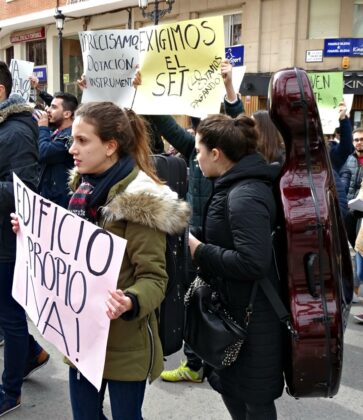 Protestas muy duras contra Felpeto por su “abandono” de los alumnos del Conservatorio Superior de Música