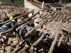 Se derrumba por completo una vivienda en Albacete esta madrugada