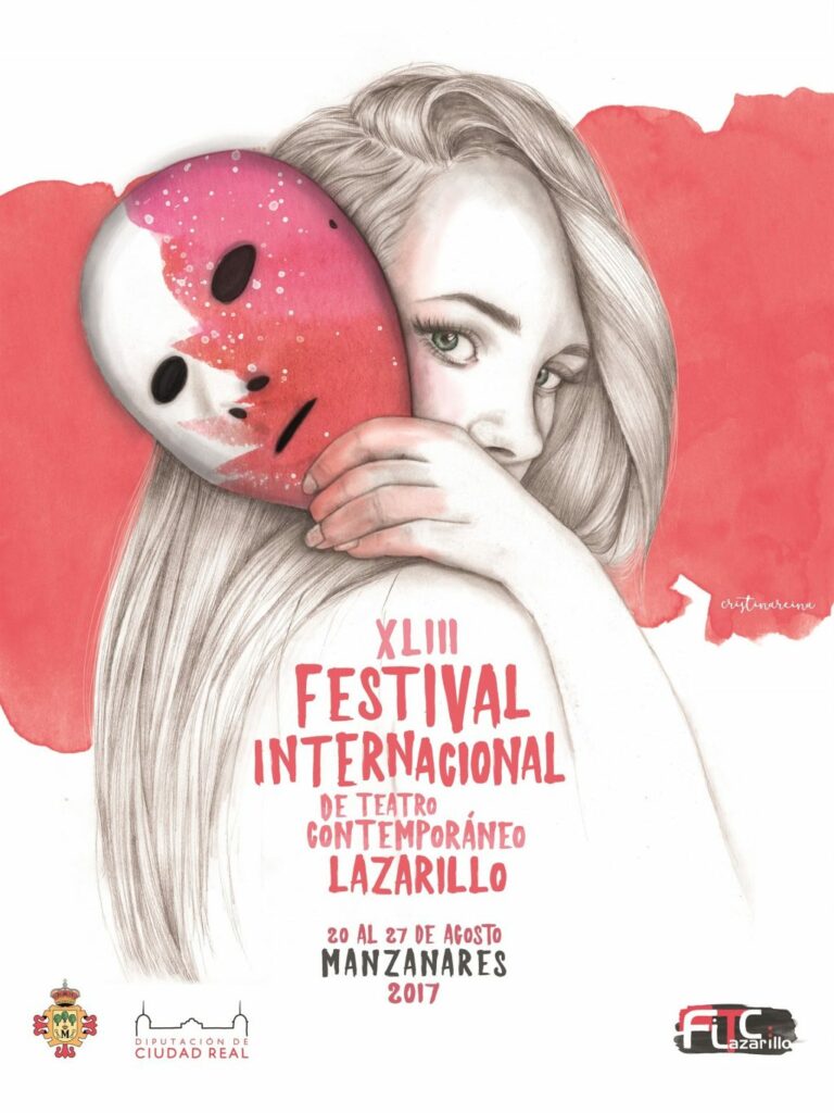Cristina Reina, autora del cartel del Festival Internacional de Teatro Contemporáneo Lazarillo de Manzanares