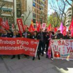 CCOO y UGT reúnen a cientos de personas en Ciudad Real para pedir un sistema de pensiones «digno y estable»