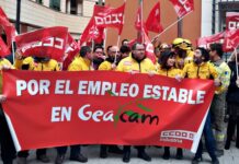 CCOO y UGT dicen a Escudero que el conflicto en Geacam no se va a solucionar «repitiendo mil veces las mismas mentiras»