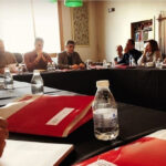 Pedro Sánchez y otros socialistas de su Ejecutiva, en Daimiel de reunión y no está Page