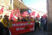 Trabajadores de Geacam exigen que el Gobierno de C-LM dé «más estabilidad» al empleo de la empresa