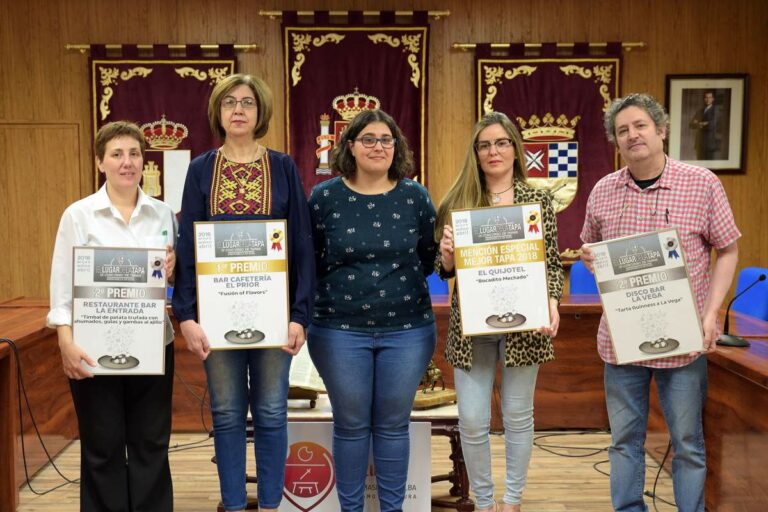 El Quijotel gana la Mención de Honor y el Gran Prior el primer premio en el IX Concurso de Tapas de Argamasilla de Alba