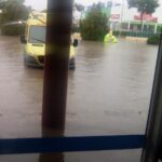 Una tormenta en Valdepeñas inunda varias calles y provoca más de 30 salidas de los bomberos