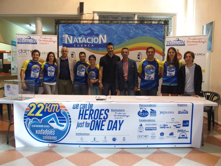 Nadadores de Cuenca lucharán contra el cáncer infantil con este bonito gesto