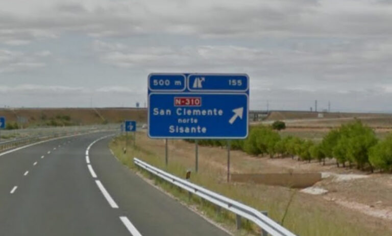 Última hora: cortada la A-43 a la altura de San Clemente por un accidente