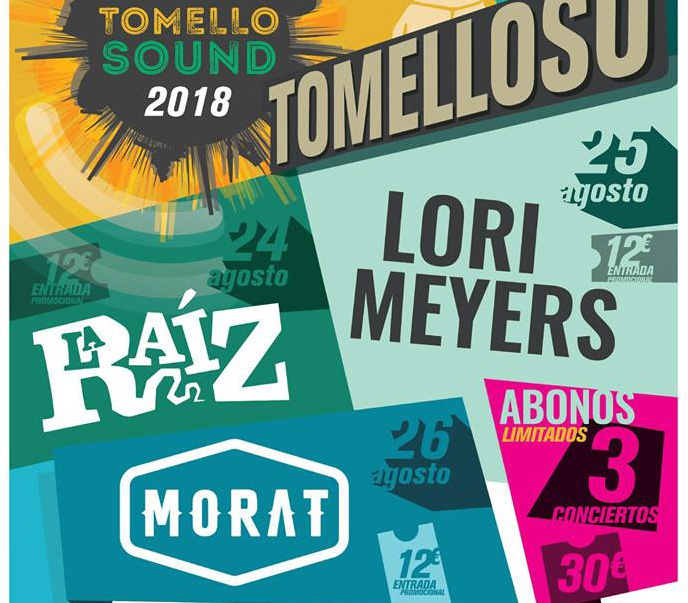 Ya están a la venta las entradas para el TOMELLOSOUND